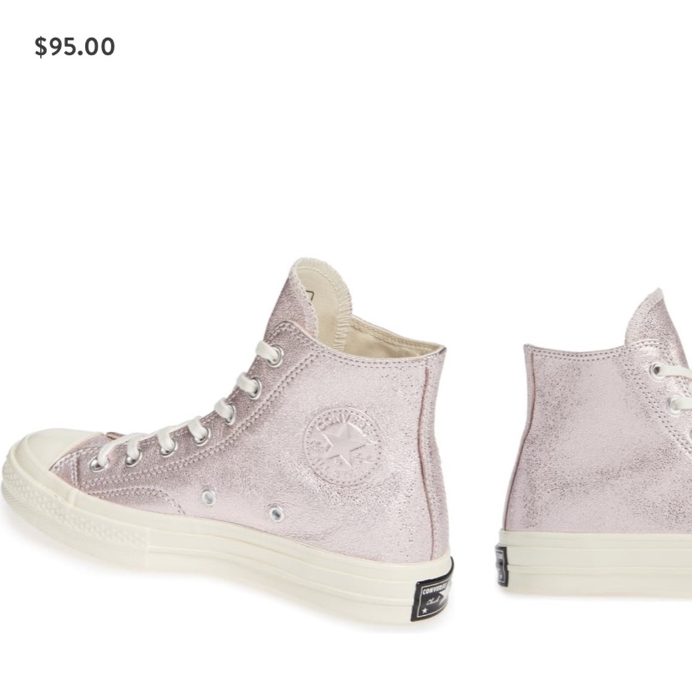 Chuck Taylor Allstar pink metallic sneakers